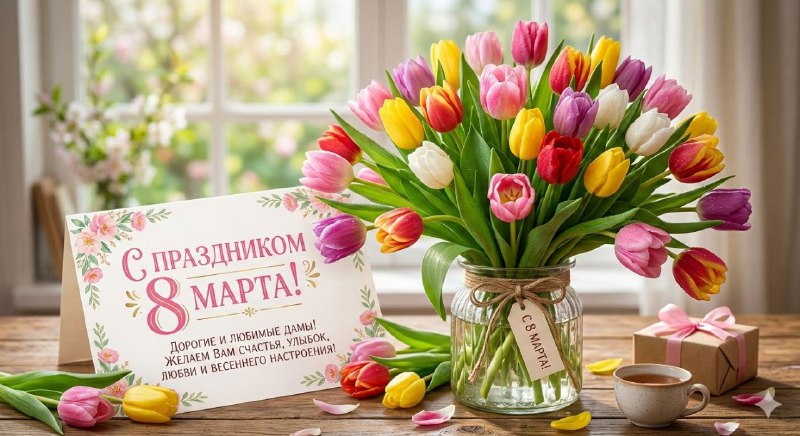 ТеплоЭнергоСервис поздравляет женщин с Международным женским днём