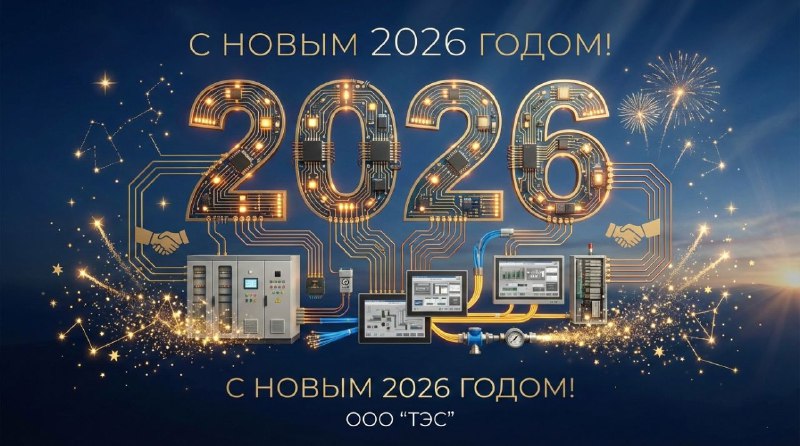 ТеплоЭнергоСервис поздравляет партнёров с Новым 2026 годом